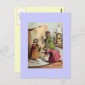 muizen in kleding kunstBriefkaart Briefkaart (Voorkant / Achterkant)