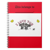 Muizen in liefde notitieboek (Voorkant)