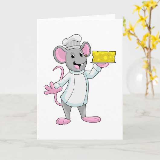 Muizen kok met kaas kaart (Gele Bloem)