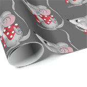 Muizen op grijs cadeaupapier (Rol Hoek)