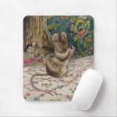 Muizen op het werk Draaien van de naald (Beatrix P Muismat (Met muis)