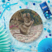 Muizen op het werk Draaien van de naald (Beatrix P Papieren Bordje (Feest)