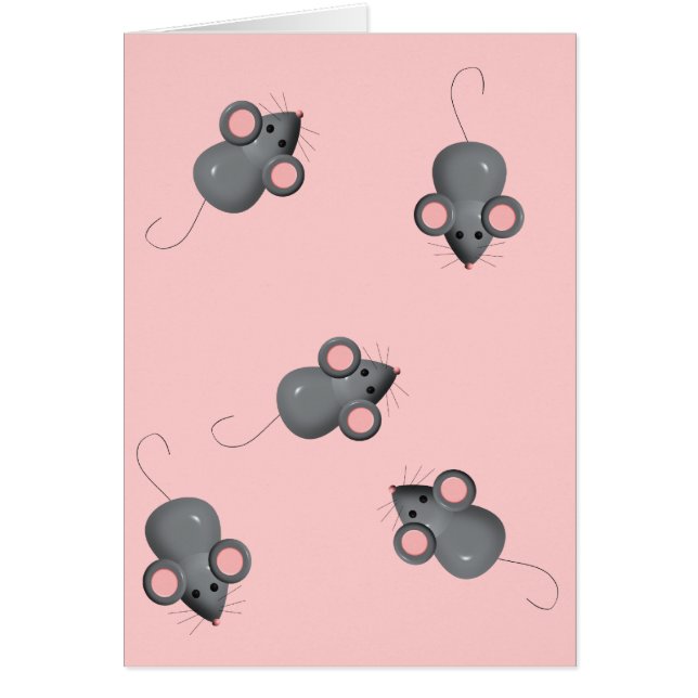 Muizen op roze (Voorkant)