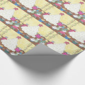 Muizen rond een kaaskerstboom cadeaupapier (Hoek)