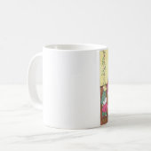 Muizen rond een kaaskerstboom koffiemok (Voorkant links)