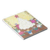 Muizen rond een kaaskerstboom notitieblok (Schuin)