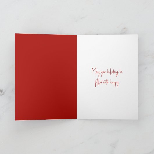 Muizen spelen met een kerstversiering feestdagen kaart (Binnen)