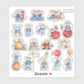 Muizen Sticker (Vel)