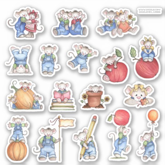 Muizen Sticker (Voorkant)