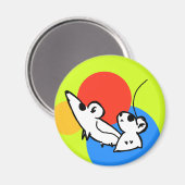 Muizen Vlekken - Magneet (Voorkant / Achterkant)