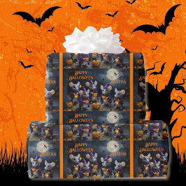Muizen Wizards Pompoenen Halloween Verjaardag Voeg Cadeaupapier