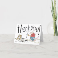 Muizenartiest bedankt kaart