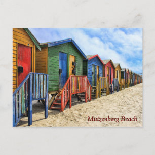 Muizenberg Beach Kaapstad Zuid-Afrika Briefkaart