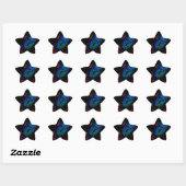 Muizenborstklier Ster Sticker (Vel)