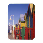 Muizenburg Bathing Boxes, vlakbij Capetown, Zuid Magneet (Verticaal)