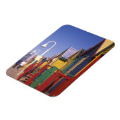 Muizenburg Bathing Boxes, vlakbij Capetown, Zuid Magneet (Linkerzijde)