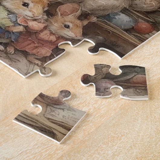  muizenfamilie legpuzzel (Zijkant)