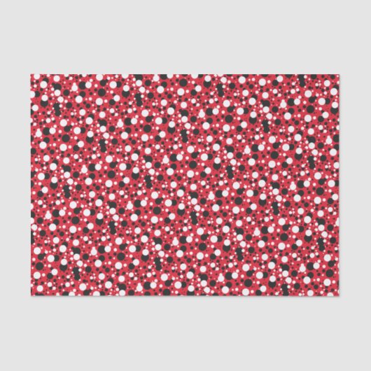 Muizenfeest Verjaardag Bruiloft Stippenfeestje Tissuepapier (Voorkant)