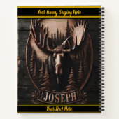 Muizenhouderij te midden van bosbomen notitieboek (Achterkant)