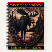 Muizenkunst in een rustige bosomgeving notitieboek (Voorkant)