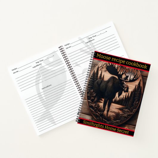 Muizenkunst in een rustige bosomgeving notitieboek (Binnen)