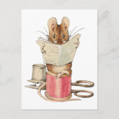 Muizenleeskrant Beatrix Potter Briefkaart (Voorkant)