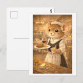 Muizenloopbaan als serveerster briefkaart (Voorkant / Achterkant)