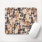 Muizenmat met honden muismat (Met muis)
