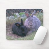 muizenmat van konijnen muismat (Met muis)