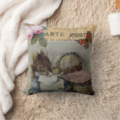 Muizenmoeder met baby, shabby chic kinderkamer/kin kussen (Deken)