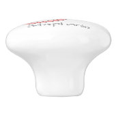 Muizenontwerp Persoonlijk Keramische Knop (Zijkant)
