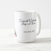 Muizenpaar met kerstboom vakantie Mok (Voorkant rechts)