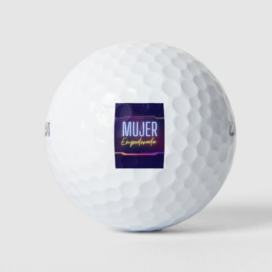 mujer empoderada golfballen (Voorkant)