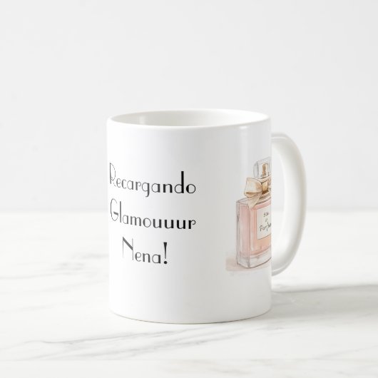 mujer femenina koffiemok (Voorkant rechts)