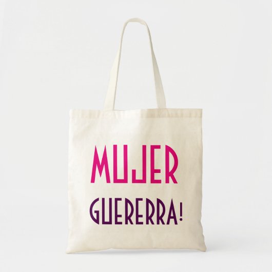 MUJER GUERRERA CANVAS TAS (Voorkant)