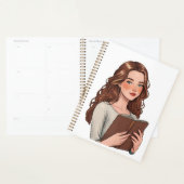 mujer lectora planner (Display)