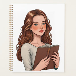 mujer lectora planner