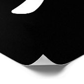 Muk Yan Jong Wooden Dummy Chinese kalligrafie Poster (Hoek)