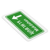 Mukdahan Ahead ⚠ Thai Highway Traffic Sign ⚠ Magneet (Rechterzijde)