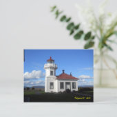 Mukilteo Light Briefkaart (Staand voorkant)
