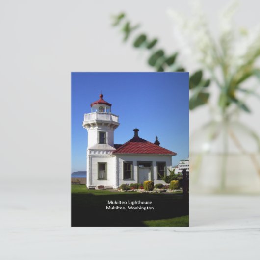 Mukilteo Lighthouse, Mukilteo, Washington Briefkaart (Staand voorkant)