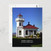 Mukilteo Lighthouse, Mukilteo, Washington Briefkaart (Voorkant / Achterkant)