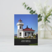 Mukilteo Lighthouse, Mukilteo, Washington Briefkaart (Staand voorkant)