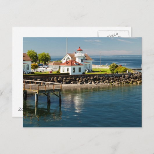 Mukilteo Lighthouse, Mukilteo, Washington, Verenig Briefkaart (Voorkant / Achterkant)