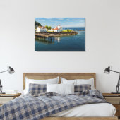 Mukilteo Lighthouse, Mukilteo, Washington, Verenig Canvas Afdruk (Insitu (Slaapkamer))