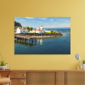 Mukilteo Lighthouse, Mukilteo, Washington, Verenig Canvas Afdruk (Insitu (Woonkamer))