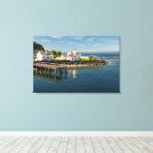 Mukilteo Lighthouse, Mukilteo, Washington, Verenig Canvas Afdruk (Insitu (Houten vloer))