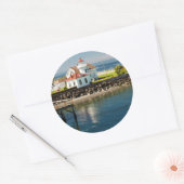Mukilteo Lighthouse, Mukilteo, Washington, Verenig Ronde Sticker (Envelop)