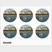 Mukilteo Lighthouse, Mukilteo, Washington, VS Ronde Sticker (Vel)
