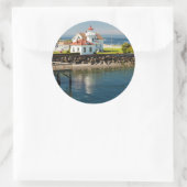 Mukilteo Lighthouse, Mukilteo, Washington, VS Ronde Sticker (Tas)